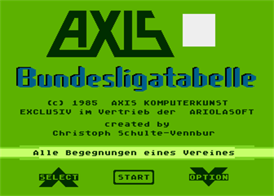 Bundesligatabellen - Screenshot - Game Title (Germany) - 336x240