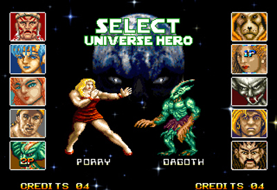 Violent Vengeance: The Universe Hero - Screenshot - Game Select (World) - 320x220