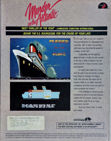 Murder on the Atlantic - Box - Back (North America) - 789x1000
