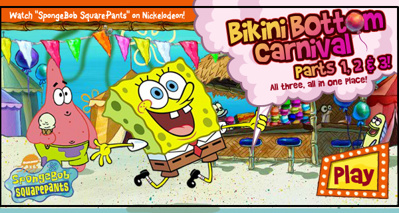 SpongeBob SquarePants: Bikini Bottom Carnival - Screenshot - Game Title (United States) - 600x320