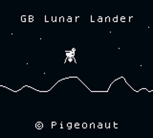 GB Lunar Lander - Screenshot - Game Title (World) - 160x144