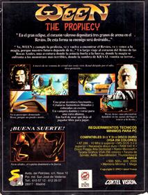 The Prophecy - Box - Back (Spain) - 1862x2448