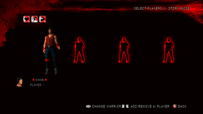 The Warriors: Street Brawl - Screenshot - Game Select (World) - 1920x1080