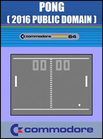 Pong (2016 Public Domain) - Fanart - Box - Front (null) - 798x1072