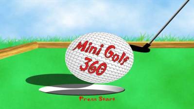 Mini Golf 360 - Screenshot - Game Title (World) - 600x337