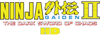 Ninja Gaiden II HD - Clear Logo (null) - 1366x492