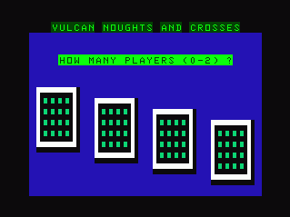 Illustration of Vulcan Noughts and Crosses