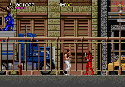 Bad Dudes vs. Dragon Ninja: Burger Edition - Screenshot - Gameplay (World) - 320x224