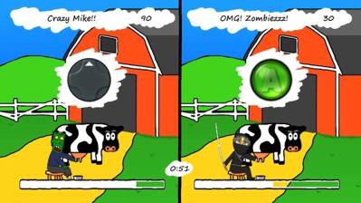 Zombie Cow-Milking - Screenshot - Gameplay (World) - 1000x562