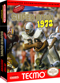 Tecmo Super Bowl 1973 - Box - 3D (United States) - 1539x2100