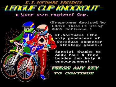 League Cup Knockout - Screenshot - Game Title (null) - 719x540