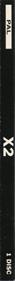 X2: No Relief - Box - Spine (Europe) - 76x1386