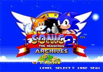 Sonic the Hedgehog 2 Archives - Screenshot - Game Title (null) - 320x224