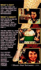 Hollywood Hustler - Box - Back (Europe) - 716x1213
