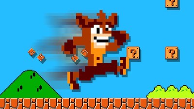 Crash Bandicoot and the Retro Dimension - Fanart - Background (null) - 1280x720