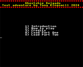 Ghostship Delgado - Screenshot - Game Select (null) - 793x637