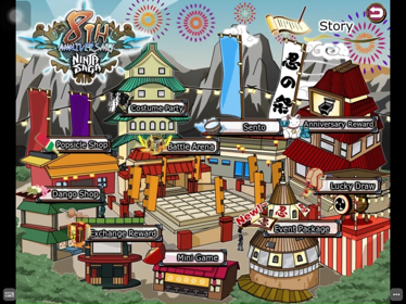 Ninja Saga - Screenshot - Gameplay (World) - 1000x750