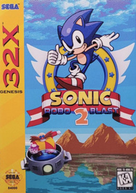 Sonic Robo Blast 32X - Fanart - Box - Front (North America) - 197x281