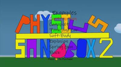 Physics Sandbox 2 - Screenshot - Game Select (World) - 746x418