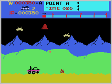 Moon Patrol (Collectorvision Games) - Screenshot - Gameplay (World) - 256x192