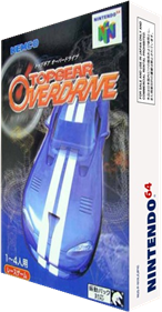Top Gear Overdrive - Box - 3D (Japan) - 234x448
