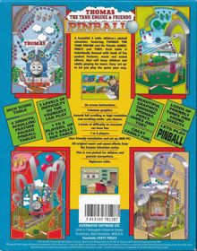 Thomas the Tank Engine & Friends: Pinball - Box - Back (Europe) - 629x800