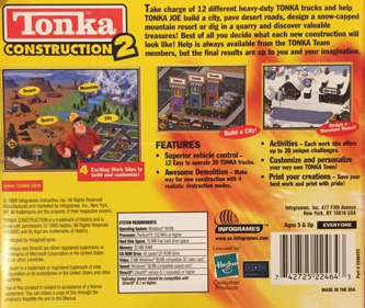 Tonka Construction 2 - Box - Back (North America) - 654x551