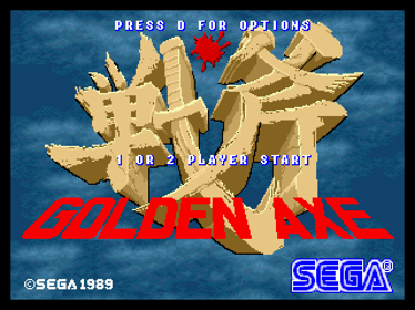 Golden Axe - Screenshot - Game Title (World) - 640x480