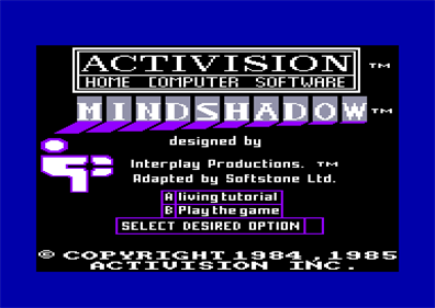Mindshadow - Screenshot - Game Select (null) - 768x544