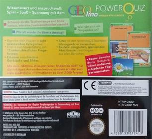 GEOlino PowerQuiz: Wissen fuer Kinder - Box - Back (Germany) - 999x915
