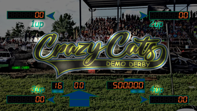 Crazy Cats: Demo Derby - Arcade - Marquee (null) - 1920x1080