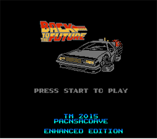 Back to the Future (Enhanced) - Screenshot - Game Title (World) - 763x672