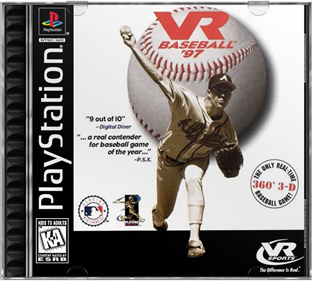 VR Baseball '97 - Box - Front - Reconstructed (North America) - 687x617
