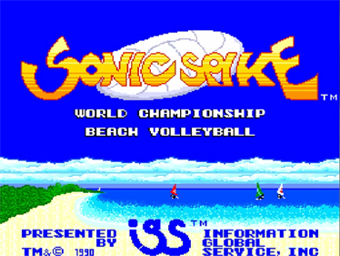 Sonic Spike - Screenshot - Game Title (North America) - 640x480