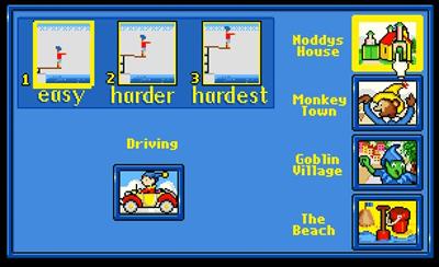 Noddy's Big Adventure - Screenshot - Game Select (null) - 614x376