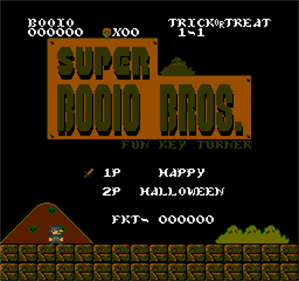 Super BOOio Bros. - Screenshot - Game Title (null) - 256x240