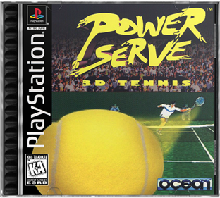 Power Serve 3D Tennis - Box - Front - Reconstructed (North America) - 687x617