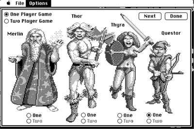 Gauntlet - Screenshot - Game Select (null) - 512x342