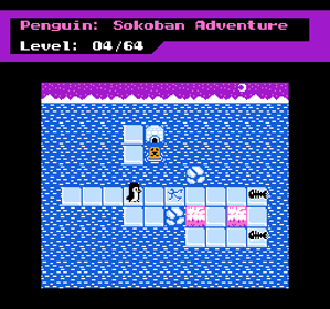 Penguin: Sokoban Adventure - Screenshot - Gameplay (World) - 256x240