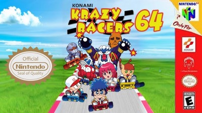 Konami Krazy Racers 64 - Fanart - Box - Front (null) - 686x386