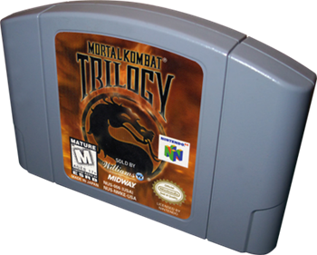 Mortal Kombat Trilogy - Cart - 3D (North America) - 400x321