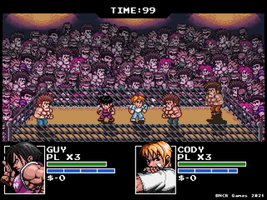 Mighty Final Fight Forever - Screenshot - Gameplay (World) - 640x480