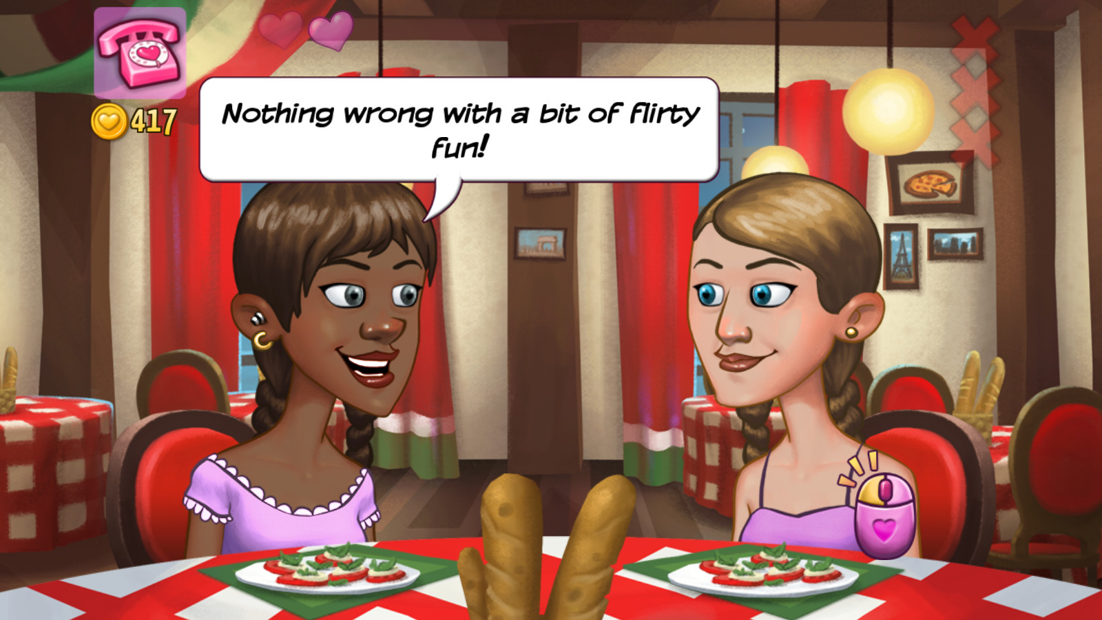 Illustration of Kitty Powers' Matchmaker
