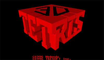 3D Tetris - Screenshot - Game Title (null) - 822x480