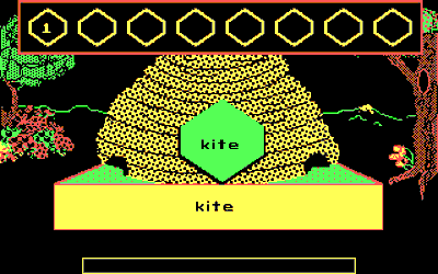 Bouncy Bee Learns Words - Screenshot - Gameplay (null) - 320x200