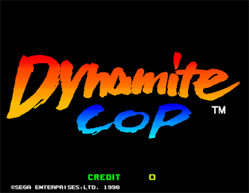 Dynamite Cop! - Screenshot - Game Title (World) - 494x382