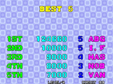 Bust-A-Move - Screenshot - High Scores (null) - 640x480