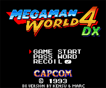 Mega Man World 4 DX - Screenshot - Game Title (United States) - 1123x927