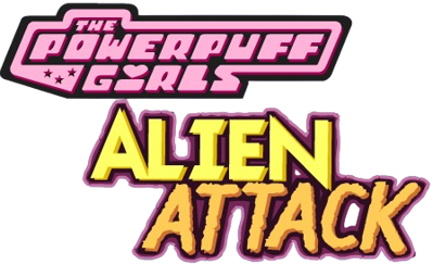 The Powerpuff Girls: Alien Attack - Clear Logo (United States) - 448x273