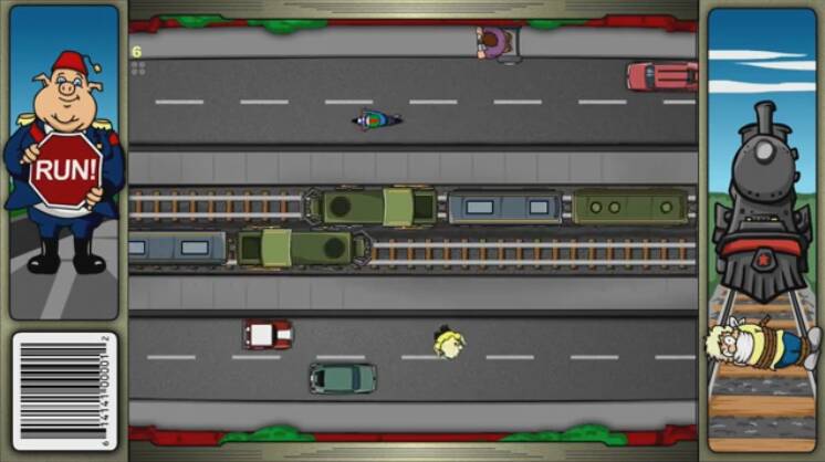 Illustration of Playing in Traffic